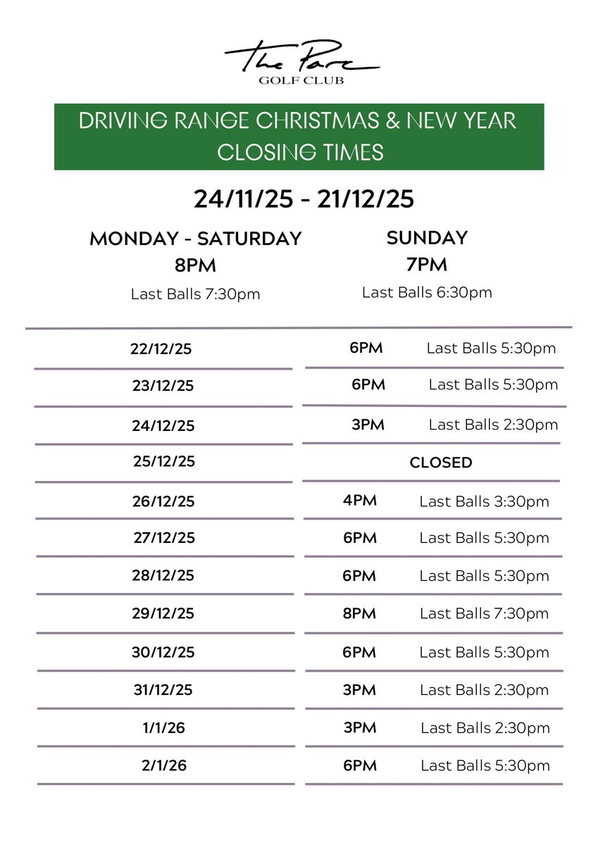 Parc Golf Club tweet media