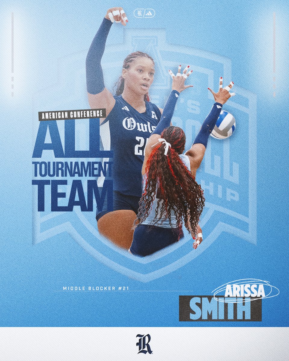 🏆 All-Tournament Team🏆 

Congratulations to Taylor Preston and Arissa Smith on being named to the American Conference All-Tournament Team! 

#GoOwls 👐