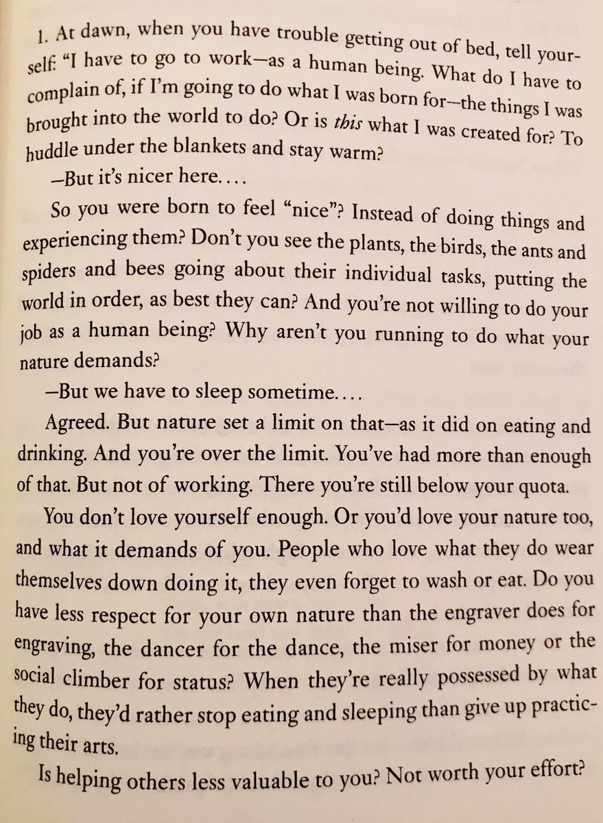 RyanHoliday's tweet image. One of my favorite pages in Marcus Aurelius&apos; &quot;Meditations&quot;