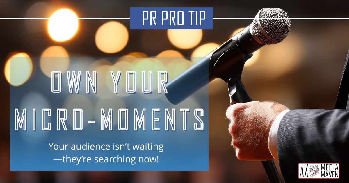 AZMediaMaven's tweet image. 🎯 People don’t wait for your next campaign — they act in the moment.
The best marketing happens when your content meets them right there: searching, scrolling, deciding.
Helpful + timely + human = visibility that lasts.

#PRInsights #MarketingStrategy #SocialMediaTips