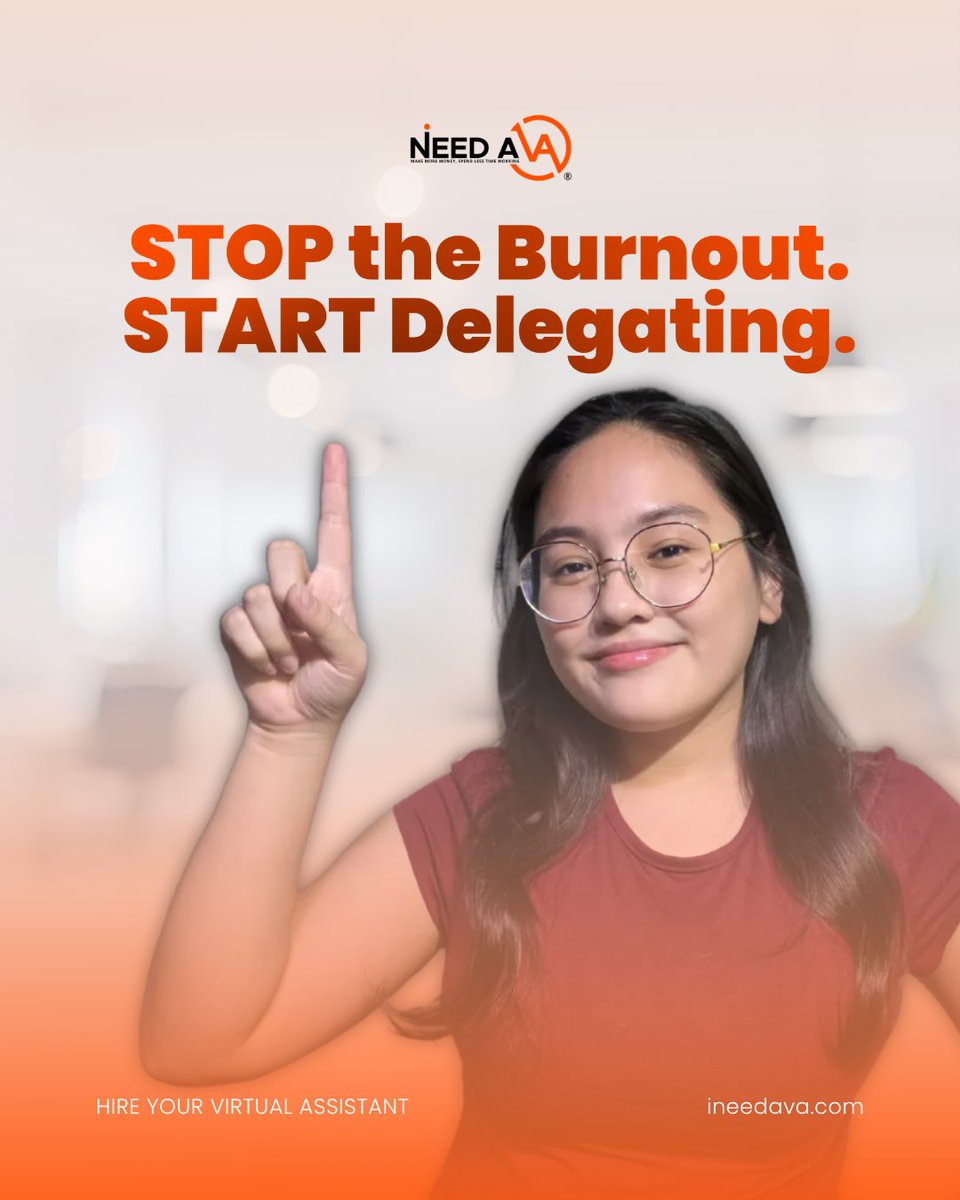ineeda_va's tweet image. Burnout isn’t a badge of honor.
If your to-do list is running your life, it’s time to reclaim your freedom.
Hire a VA and delegate the chaos, so you can lead with clarity, not exhaustion. 💻✨

👉 Start today at ineedava.com
#DelegateToElevate 
 #INeedAVA
