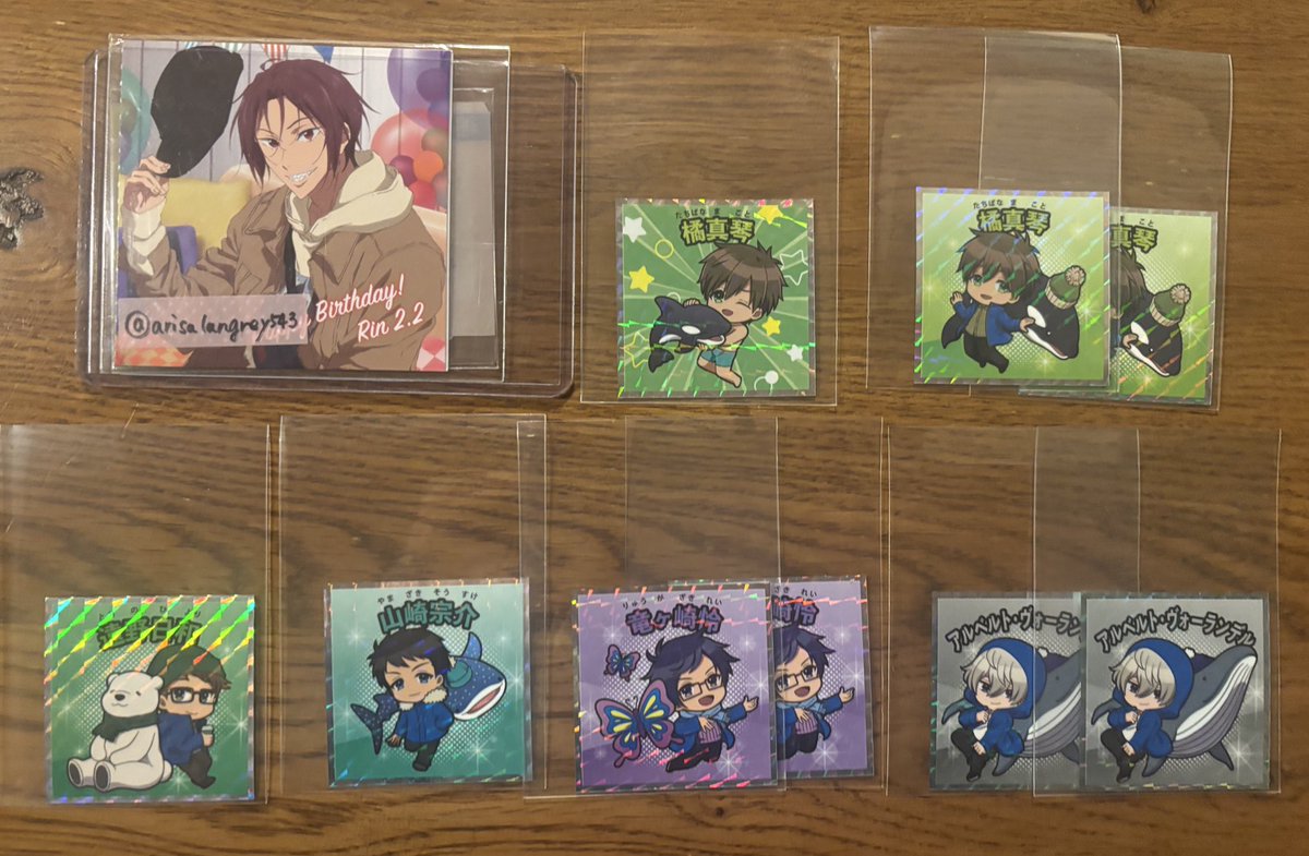 交換】Free! FSマンチョコ ビックリマンチョコ シール 譲＊画像参照