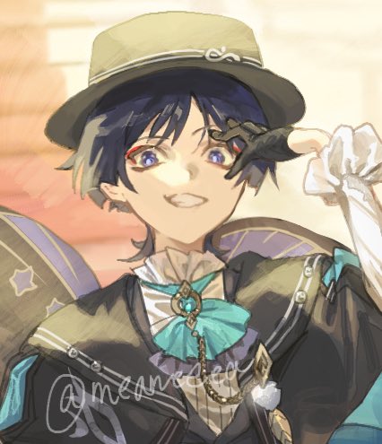 仮面で隠れたお顔🌀