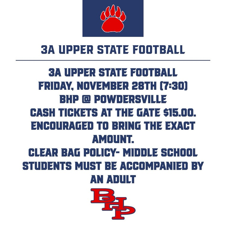 BHPBearNation's tweet image. 3A Upper State Information. 
Scan the code or follow the link for tickets. 

gofan.co/app/school/SC6…