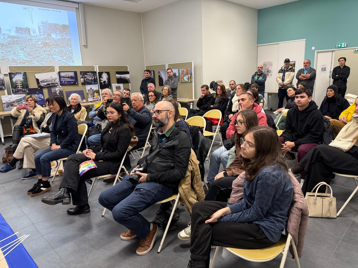 Retour en images sur une soirée historique et chargée d'émotions à l'occasion de la venue en France d'Hibakusha et de représentants de Nihon Hidankyo, prix Nobel de la Paix 2024.
Une initiative organisée avec Mouvement de la Paix.
#nomorehiroshima
#nomorenagasaki
#nomorewars📷