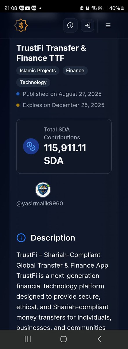 Nht38654969's tweet photo. TrustFi redefines trust in finance with decentralized tools that simplify, secure, and empower digital transactions. Built for transparency and fairness, it puts users in control. The future of trusted digital finance starts here.
#TrustFi #DeFi #SecureFinance #Transparency #DigitalTrust
Learn more hereπππ
https://t.co/ydScoyZ8lM
@luckyboy23s @Globalsephere @maljefairi @noumanmh @GLNsGlobal @PiCoreTeam @Sidraholding @sidrachain @sidrabank @Ahlulfikhrah @YakubuMuha39265