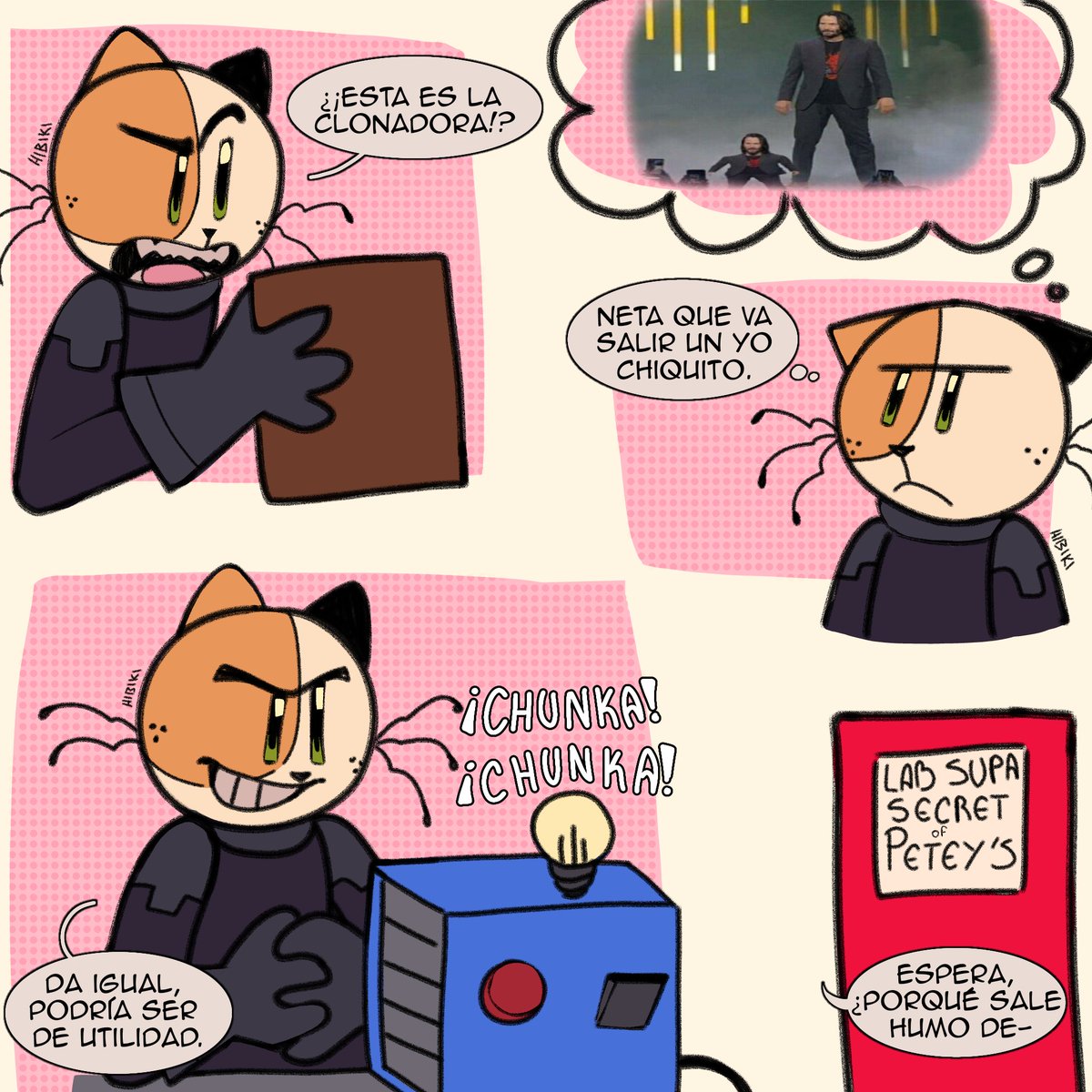 hibiki_chan6's tweet image. Nuestro amor es algo intensooooooo~🎶

#dogmanau #peteythecat #lilpetey #ibisPaintX