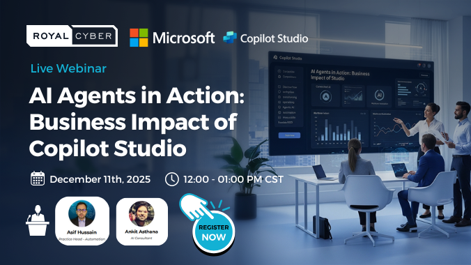 RoyalCyberUSA's tweet image. Asif Hussain &amp;amp; Ankit Asthana are taking the stage!
#CopilotStudio to automate workflows, close skill gaps, and drive real-time.
Save your seat now; ow.ly/MCub50XsW5n
#AgenticAI #MicrosoftCopilot #EnterpriseAI #AutomationReimagined