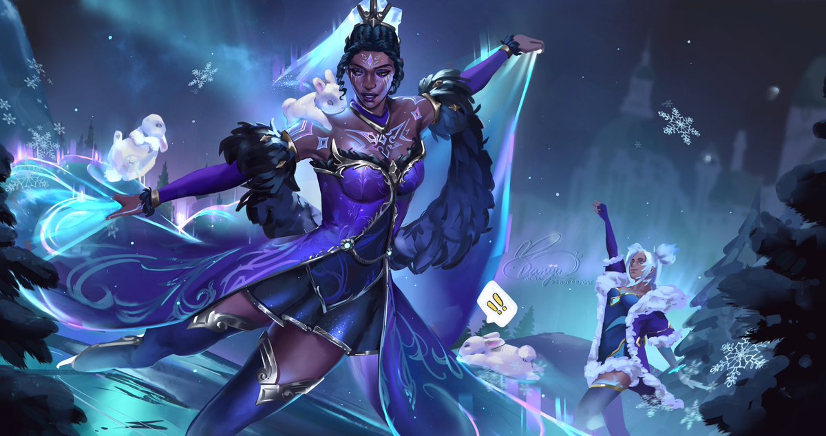 winterblessed ☃️
#melmedarda #ArtofLegends