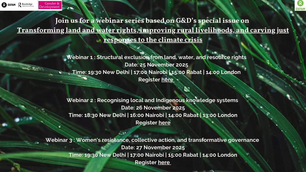 Gender & Development tweet media