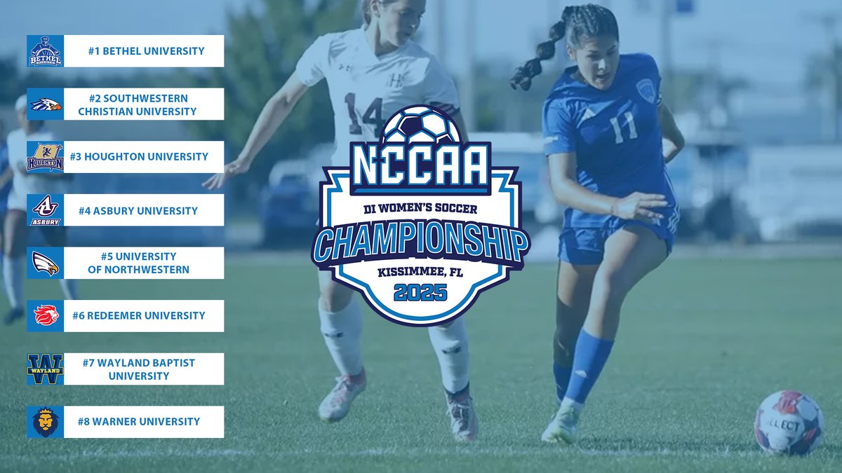 2025 DI Women's Soccer National Championship Field Announced

More - the-n.cc/47ZR2w6

#NCCAASoccer