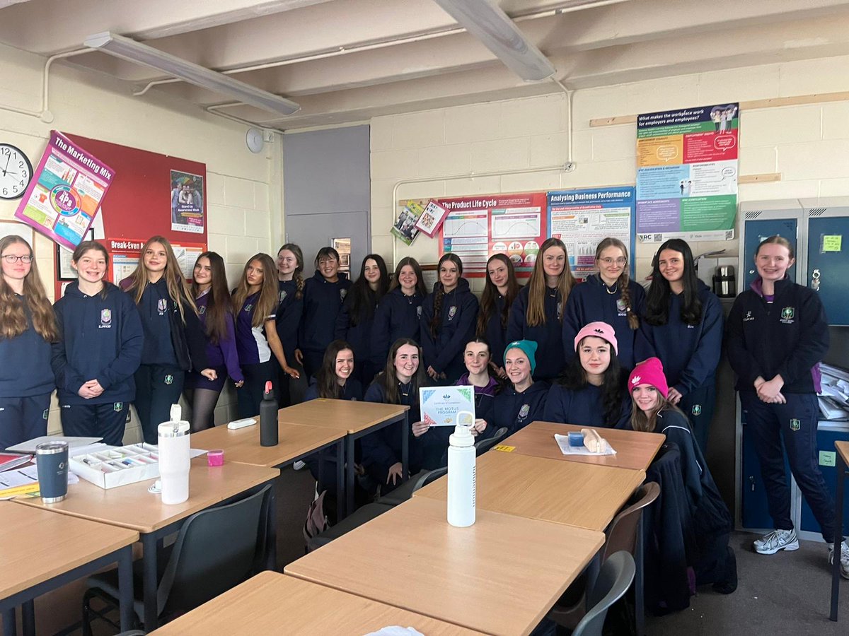 MotusL's tweet photo. A massive thank you to the girls at Regina Mundi who took part in our senior cycle workshop last week.

Brilliant work girls, thank you so much for having us! ☺️

#motuslearning #motusmovement https://t.co/RoRq5suB85