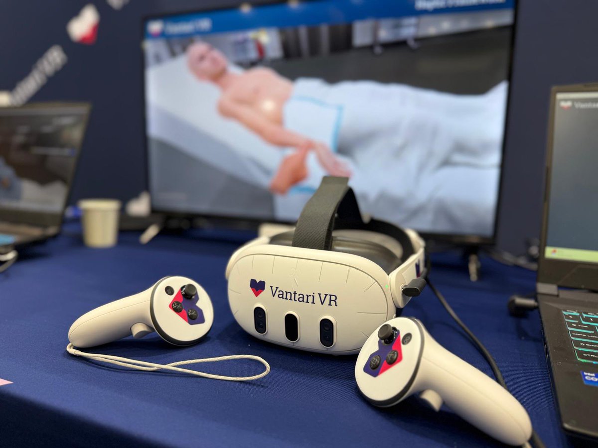 VantariVr's tweet image. Here we go! @acemonline 

Day 1 at Booth 18 👏 

#vr #healthcare #medtech #healthtech #digitalhealth #training #education #medicine #innovation #simulation #ai #virtualreality #em #emergencymedicine #vantarivr #acem #acem25