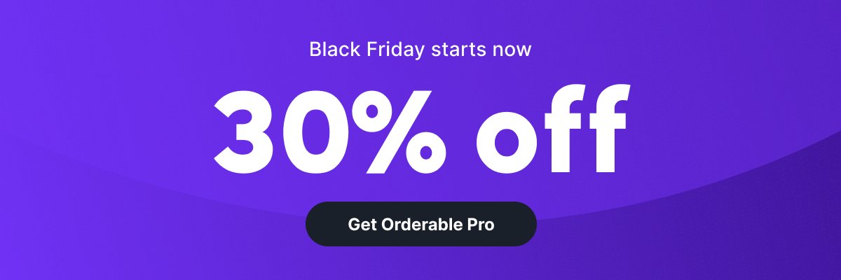 Orderable tweet media