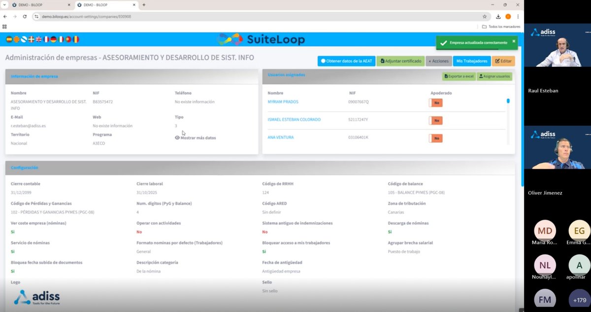 ADISSInforma's tweet image. Seguimos mejorando, creciendo y ofreciendo formaciones que os aporten valor real. 💙 Mañana más:
🔵 Laboral. Marketplace 🗓️ 25 de noviembre | 🕙 10:00 h
👉 Aún estás a tiempo de apuntarte: biloop.es/formaciones-no…
#FormaciónADISS #SuiteLoop #BiLoop #ERP #TransformaciónDigital