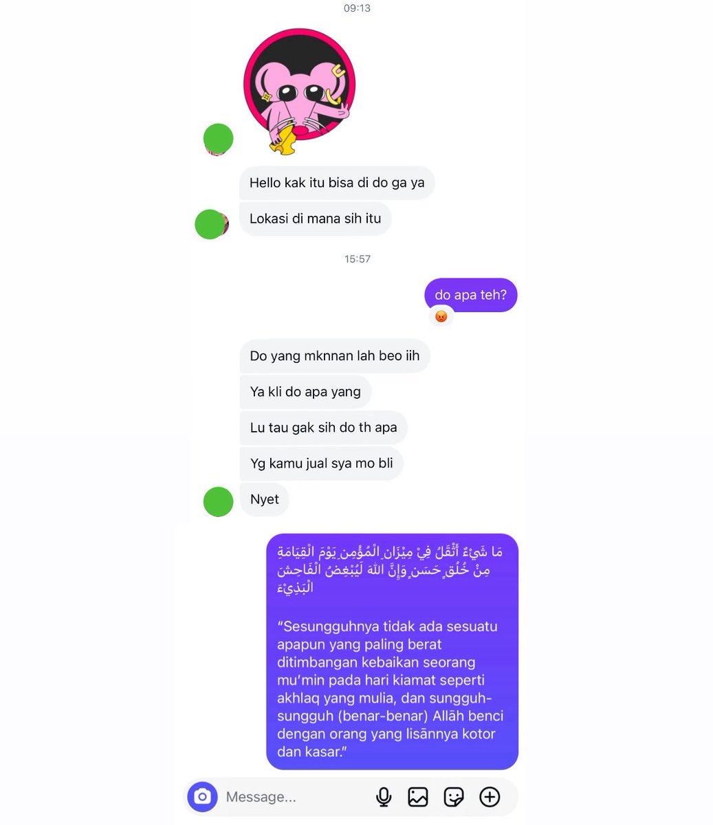 sejauh ini, ini yg paling jauh
diomelin emak emak 😭