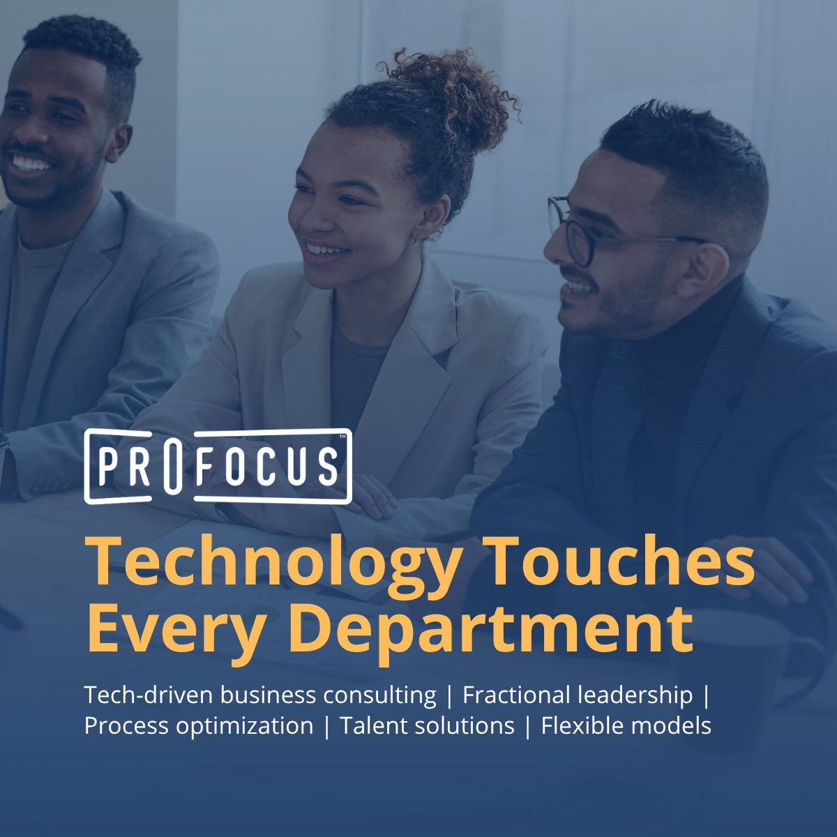 ProFocusTech's tweet image. Every team is a tech team — and we’re here to help. 

ProFocus supports leaders with tech-driven consulting, process optimization, fractional leadership, and specialized talent. #Consulting #TechTalent