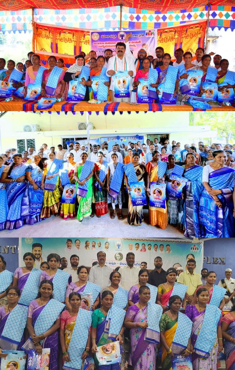 AshokReddyNLG's tweet image. బతుకమ్మ చీరలు బాగా లేవని ప్రచారం చేశారు

ఇప్పుడు మీరు ఇచ్చేది ఏంది?

హాస్పిటల్లో నర్సులకు ఇచ్చే యూనిఫాం, అంగన్వాడీ ఆయాలకు ఇచ్చినట్లు ఒకే కలర్ చీరలు ఇచ్చి పట్టు చీరలు అని డబ్బా కొట్టుకుంటున్నారు