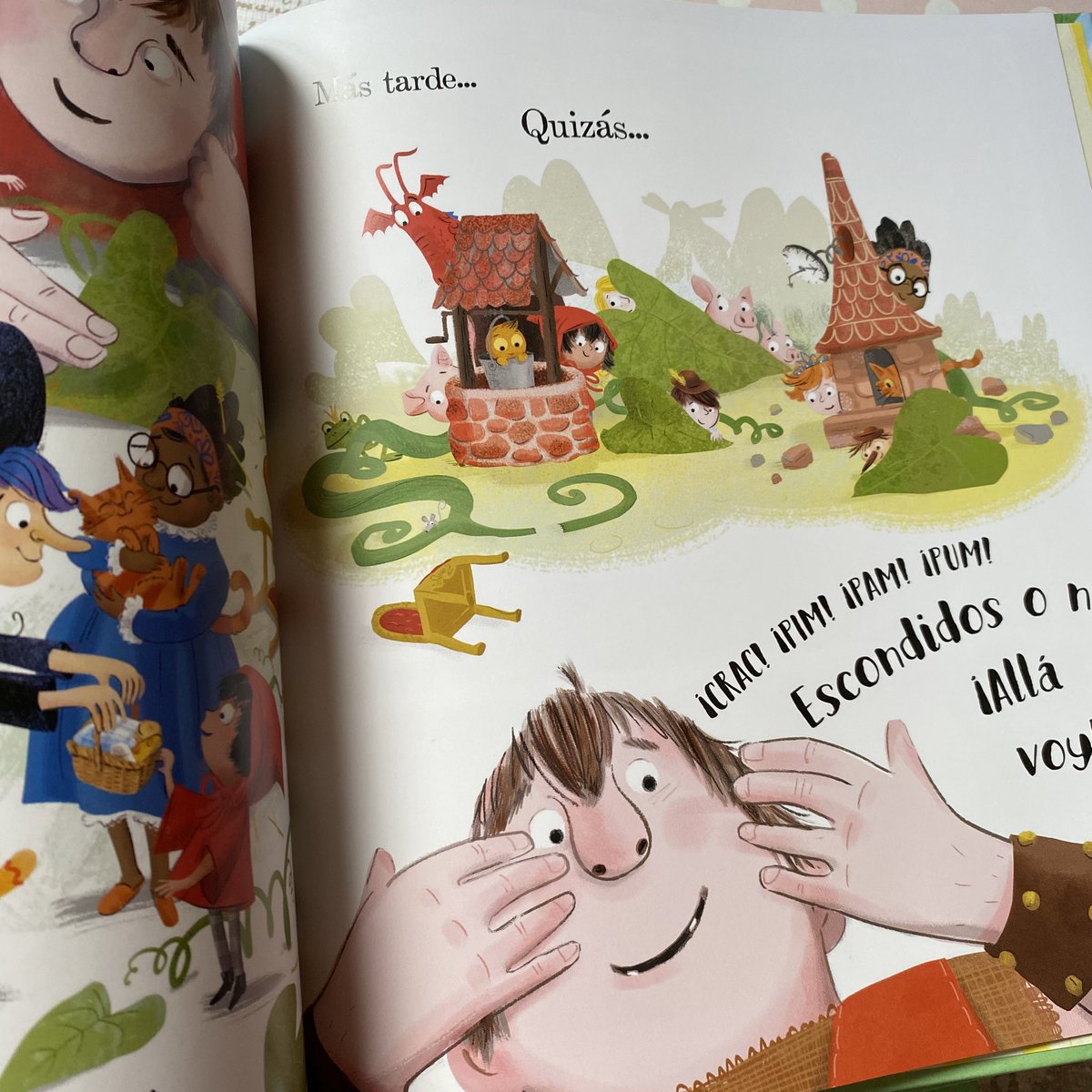 Las creadoras de “En este cuento no hay ningún dragón” y “En este cuento no hay ningún lobo feroz” vuelven con una aventura que enseña a los más peques el valor de compartir juegos. Esta historia está disponible en castellano, catalán, euskera y gallego. 🥰