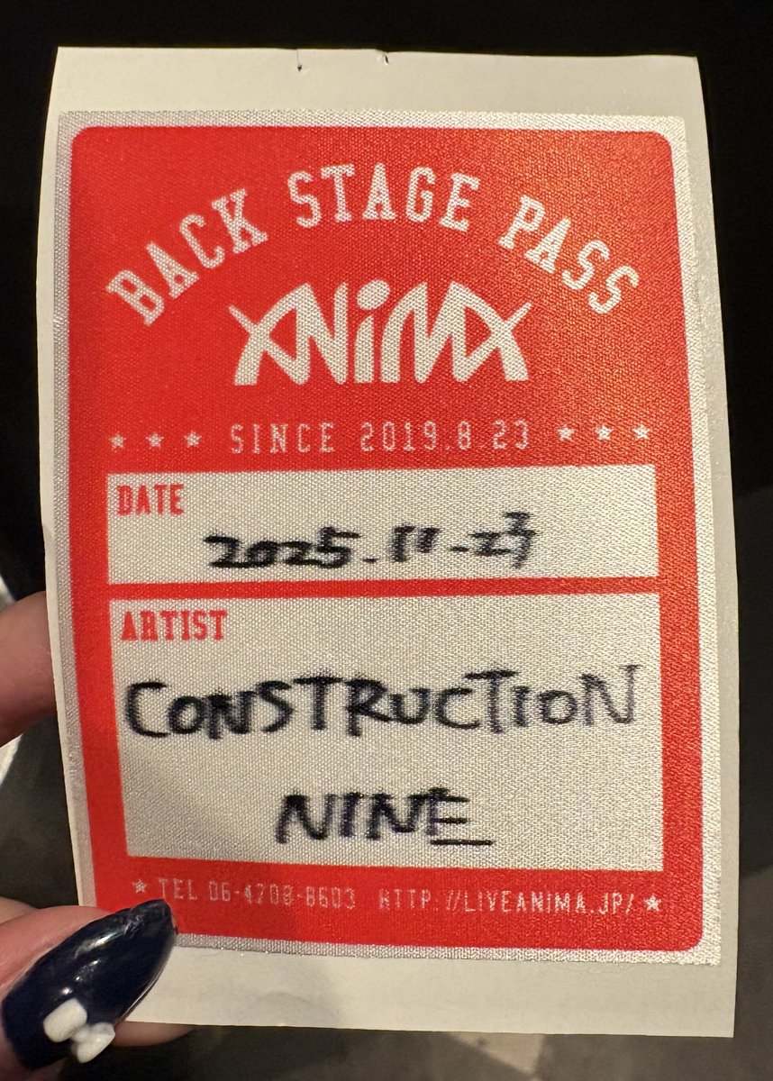 sat_ooh's tweet photo. CONSTRUCTION NINE ワンマンの照明させていただきました…！

知識も技術もない私ですが、ツアー寝屋川編でコンスト愛が伝わってご依頼いただきました🥲
大好きなバンドにたくさん勉強する機会をもらえる幸せがヤバイ https://t.co/QEX7vOrPMW