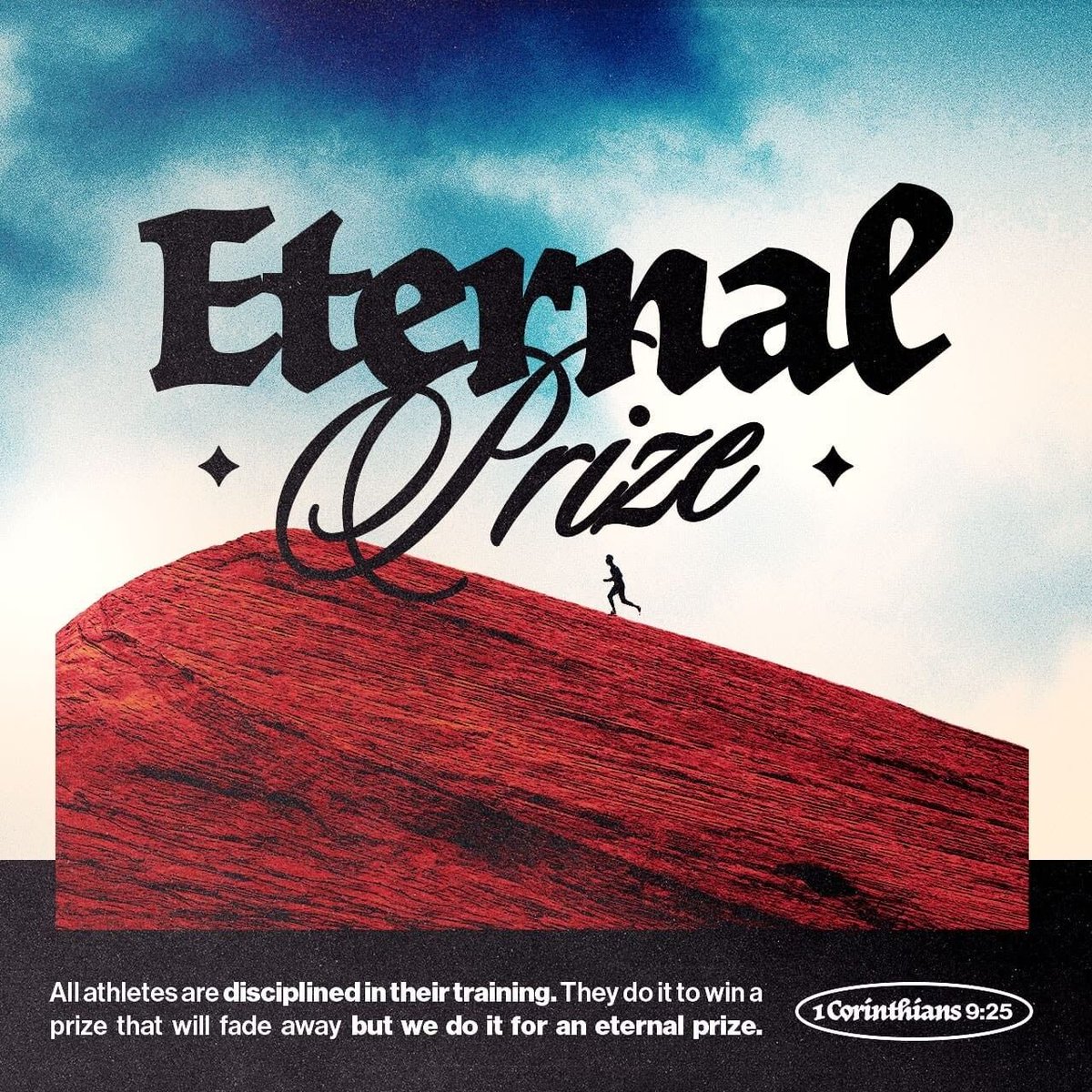 BeFreeChurch's tweet image. All athletes are disciplined in their training. They do it to win a prize that will fade away, but we do it for an eternal prize.
#1Corinthians 9v25
.
.
.
#WordForTheWeek #YouVersion #YouVersionBibleApp #BeFreeChurch #BeFreeBarrington