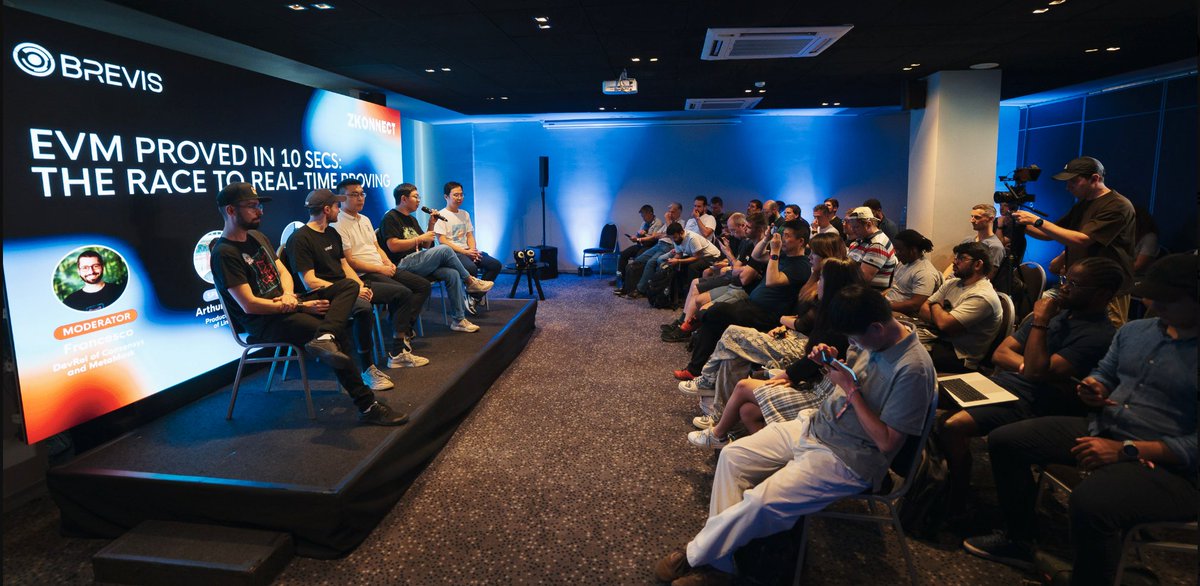 ProjectZKM's tweet image. Buenos Aires, thank you for having us 🇦🇷

The ZKM team would like to thank all of our @EFDevcon partners for hosting us: @brevis_zk, @invisiblgarden, @HouseofZK, @EtherArgentina, @ethereumfndn, @Starknet, @StarkWareLtd, @build_on_bob, @babylonlabs_io, @zk_monk, and more 🤝

Read…