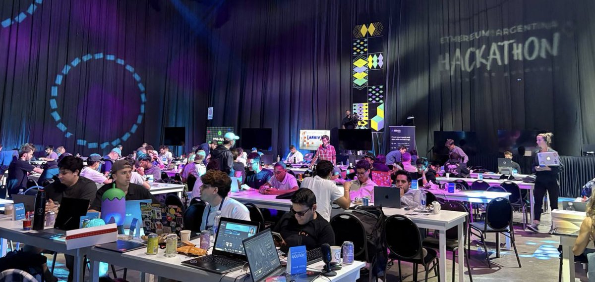 ProjectZKM's tweet image. Buenos Aires, thank you for having us 🇦🇷

The ZKM team would like to thank all of our @EFDevcon partners for hosting us: @brevis_zk, @invisiblgarden, @HouseofZK, @EtherArgentina, @ethereumfndn, @Starknet, @StarkWareLtd, @build_on_bob, @babylonlabs_io, @zk_monk, and more 🤝

Read…