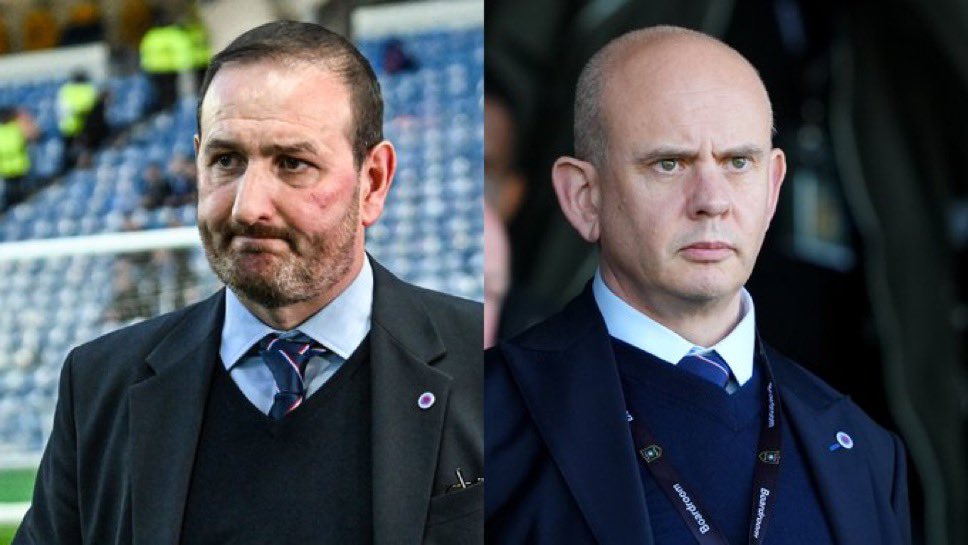 FootballHub80's tweet photo. 🚨 BREAKING: Rangers have sacked chief executive Patrick Stewart and sporting director Kevin Thelwell. #rangers #RangersFC https://t.co/Z8bqTvyWCx