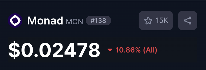 I had made 0.98x profit from $MON public sale

Send help