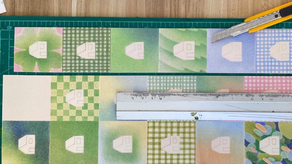 tooblueblurry's tweet image. #YOLOARTFEST2025 , #IFEXPOWINTER25 
Little accodion zine 🏠📔
ตัดๆพับๆ✂️