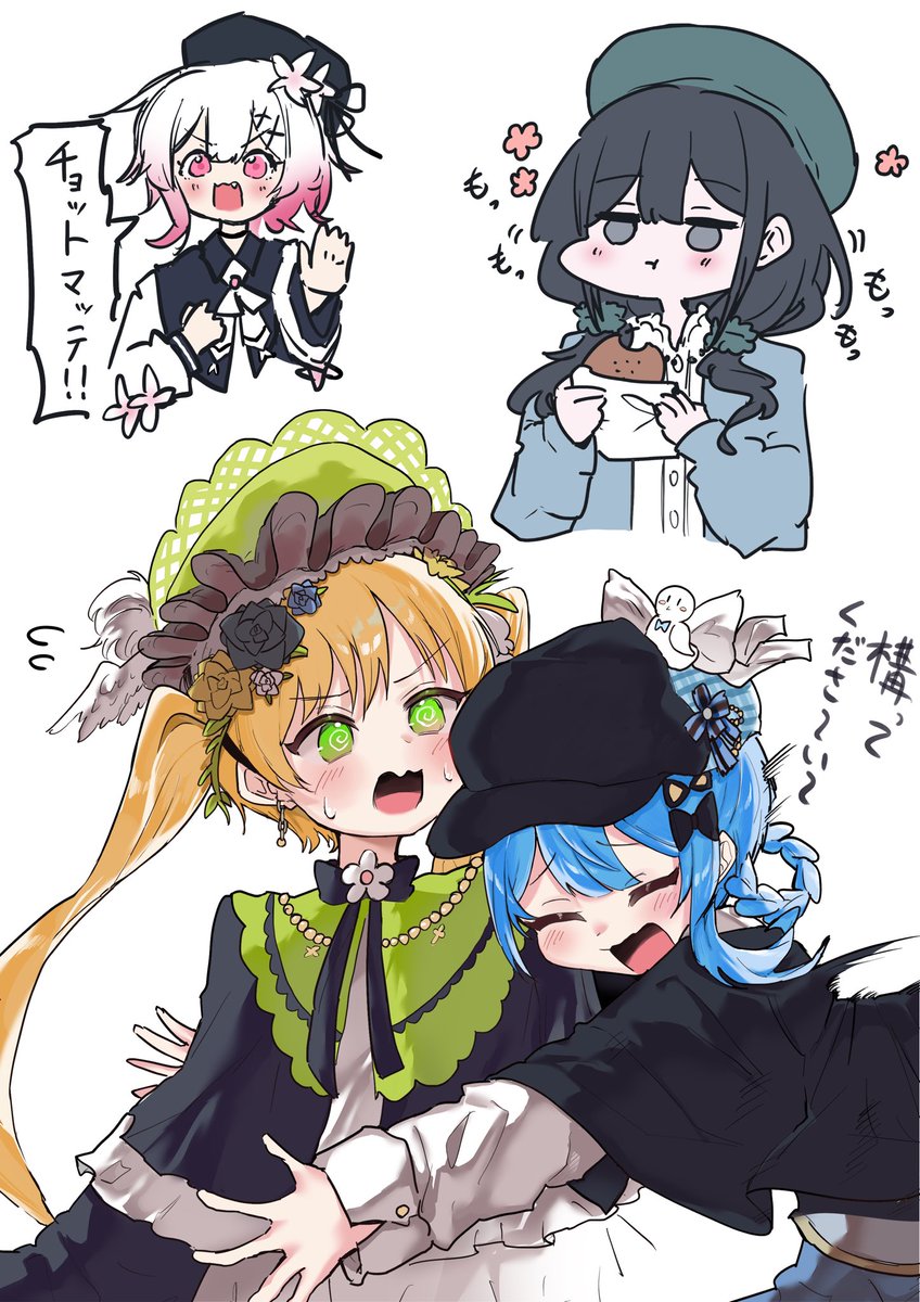 enuru_'s tweet photo. #まのさば二次創作 
落書き達 https://t.co/QchvlItKJW