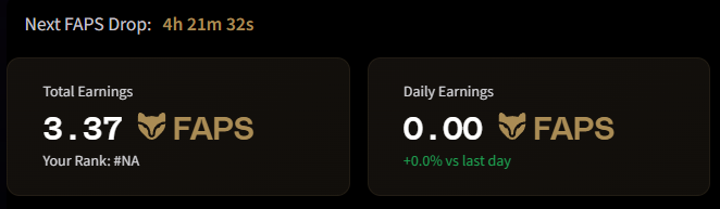 Fraction AI 포인트 파밍 드가자
<a href="/FractionAI_xyz/">Fraction AI</a> 

현재 야핑으로 FAPS 포인트 파밍 가능!!

파밍은 누구나 다 참여가능한데 FOXX NFT 홀더들은 부스팅을 적용받으니 홀더라면 홈페이지에 지갑 연결해두시고 레어리티에 따라서 부스팅 받으시져

TGE 얼마남지않았다니 짧고 굵게 승부보는  느낌으로