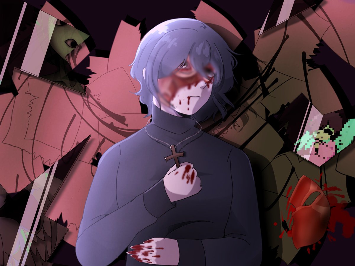 AnimaticTesh's tweet photo. @ErosValentyne_ I'm up for scary commissions!! (I am obsessed drawing several eyes and mouth and analog like horror if ya want! :DD) https://t.co/5XaDySjIWy