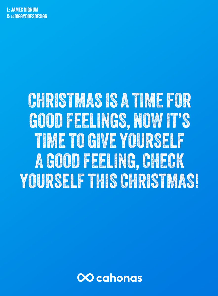 DiggyDoesDesign's tweet image. Another one for today&apos;s @OneMinuteBriefs 
challenge Create posters to promote the charity single #FeelingThisChristmas and help catapult @CahonasScotland to Christmas number one while raising awareness of testicular cancer.  #Cahonas