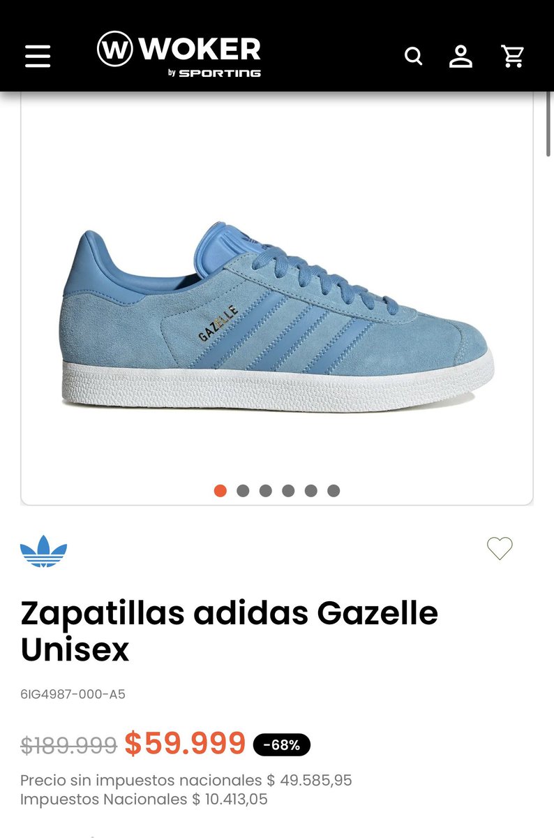 vmenditto's tweet image. 👟 Woker y Sporting 

📱 Ofertas + pago con MODO proba ,  con BBVA o Galicia para extra bancario

Zapatos cuero 
$29.999
wokerbysporting.com.ar/zapatos-cavati…

Zapa topper unisex 
$19.999
Talles grandes 
sporting.com.ar/zapatillas-top…

Adidas Forum mid
Hasta talle 47
$59.500
wokerbysporting.com.ar/zapatillas-adi……