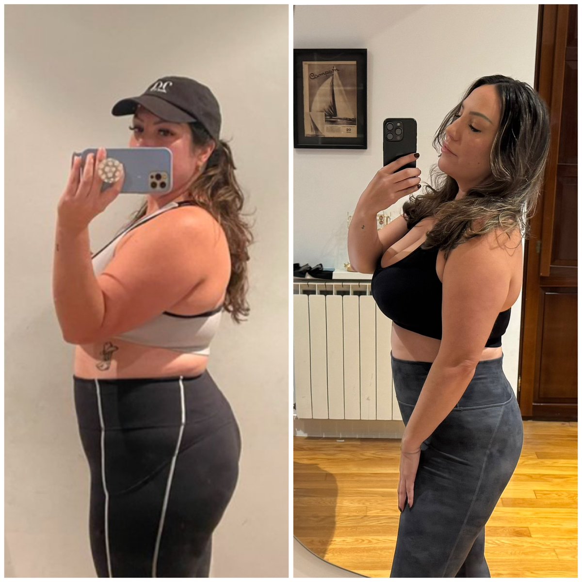bayouBOMBSHELL1's tweet image. November last year vs November this year. Sometimes I feel like you can’t even tell a difference. Down 24 pounds and moving my body more than ever. This is embarrassing, but hopefully it inspires somebody 🥺 #thisis40 #keepgoing