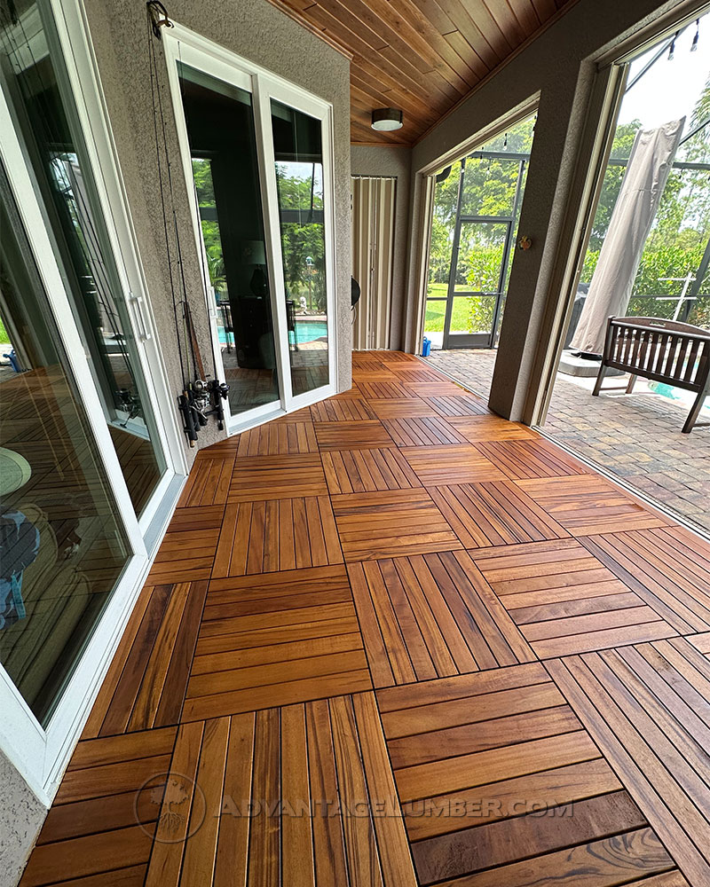 advantagelumber's tweet image. This Florida homeowner used Advantage Tigerwood Deck Tiles to cover up some unsightly pavers in their lanai. They were a quick and easy solution that will look great for decades!
buy.advantagelumber.com/collections/ti…
#tigerwood #lanai #patio #decking #decktiles #tigerwooddecking