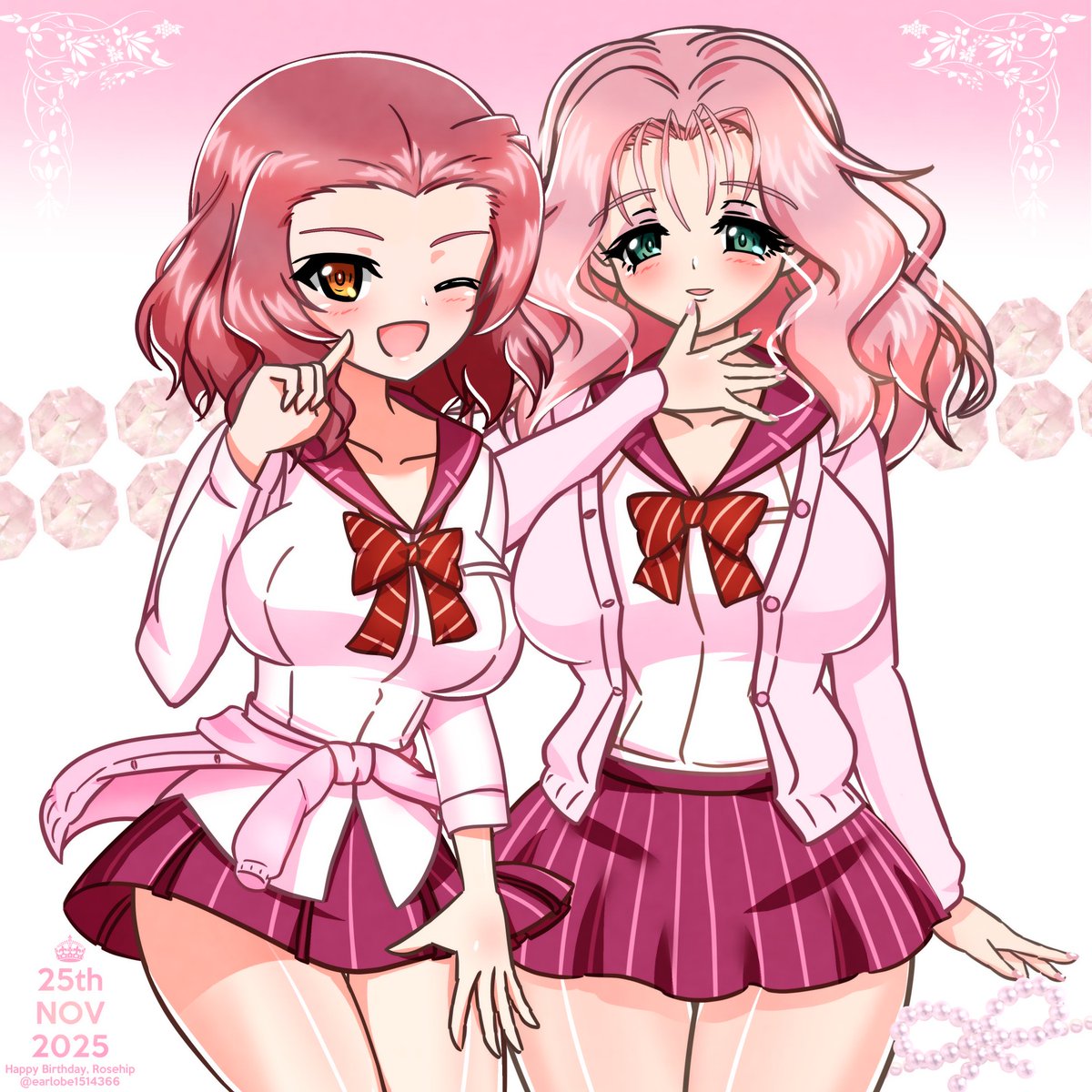 earlobe1514366's tweet image. ローズヒップお誕生日おめでとう💨
君がいちばん
#ローズヒップ生誕祭2025
#ローズヒップ生誕祭
わたくしたち「ダージリン様」に憧れてますので！もっちろんダージリン様のカッコいたしますわ！！