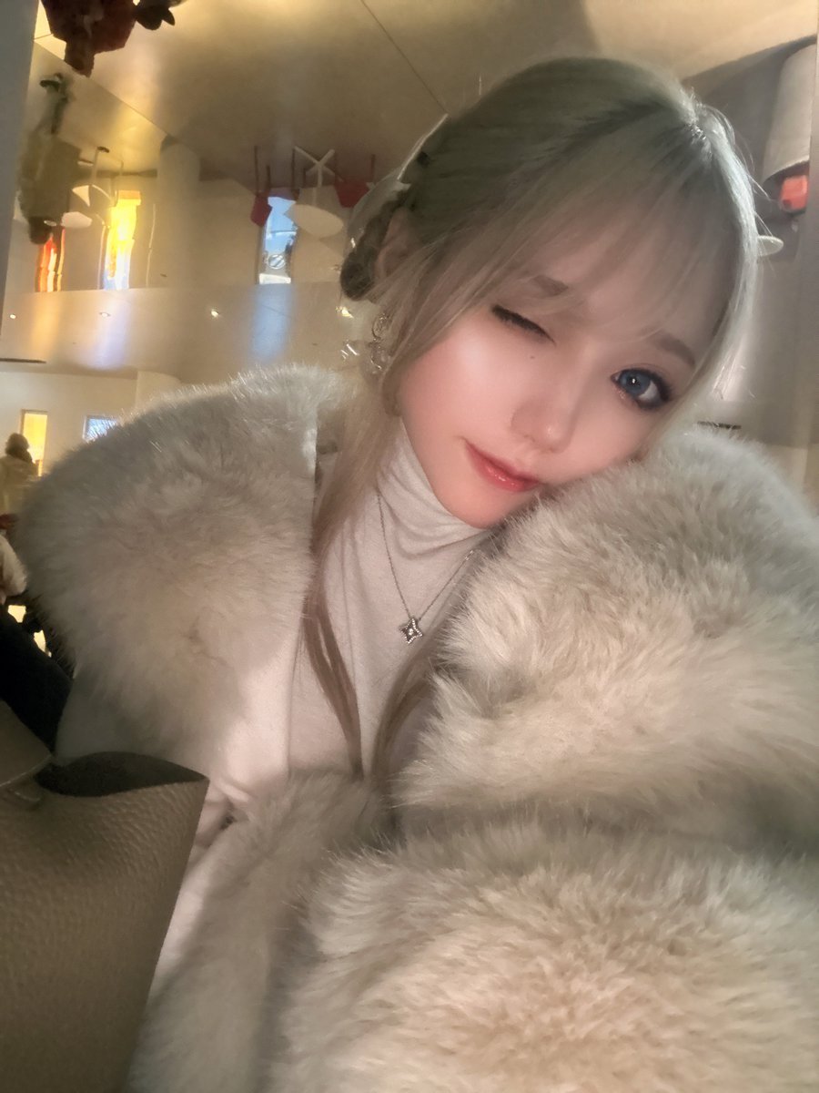 ファーコート可愛いの出会えて幸♡