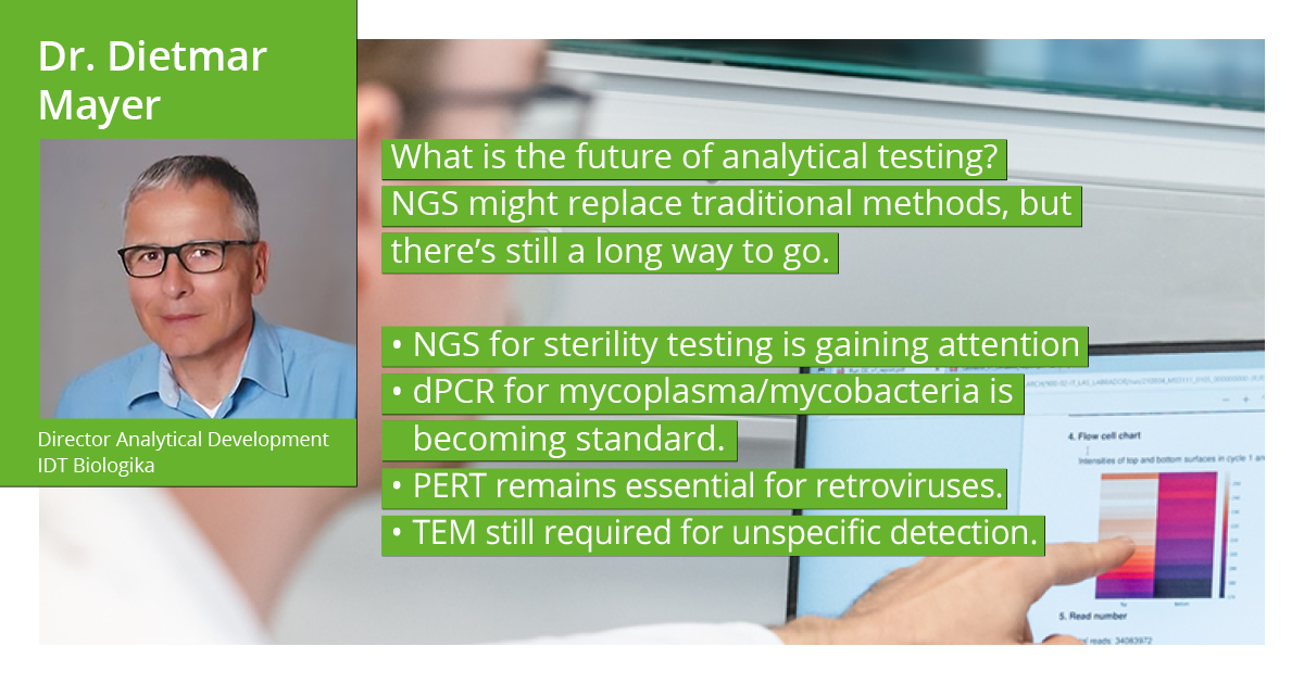 idtbiologika's tweet image. #𝗔𝘀𝗸O𝘂𝗿𝗘𝘅𝗽𝗲𝗿𝘁 ➡️#NGS is transforming how we detect adventitious viruses. In our expert insight we share how analytical strategy plays a decisive role in the success of NGS-based adventitious virus testing #AVT.

#VirusDetection #GMPTesting #CDMO