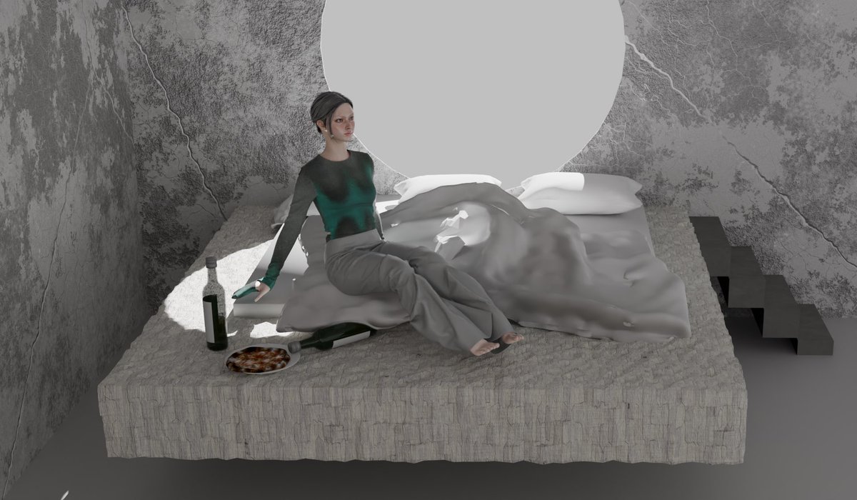 OTohAS010's tweet photo. 作った服の作品ともコラボしました🎶

I’ve uploaded my garment design to my Blender My Room𖤐  ̖́- https://t.co/L40Z7AZYHU