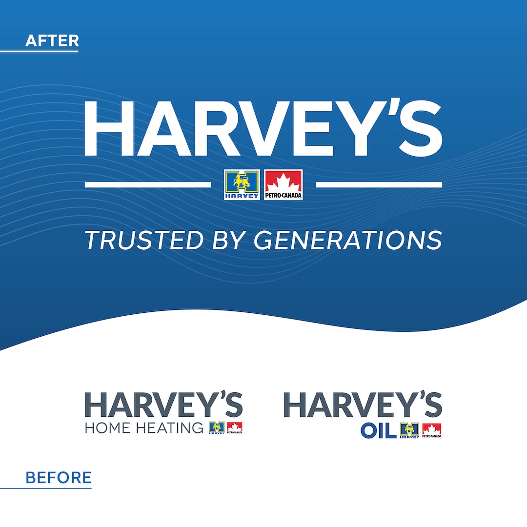 PrimeisCreative's tweet image. Harvey's is a name that's Trusted by Generations, but they ain't old school. 😉Combining their residential and commercial services under one bold, familiar name, we sharpened their look with a new logo and built a dynamic, user-focused website! harveysoil.ca