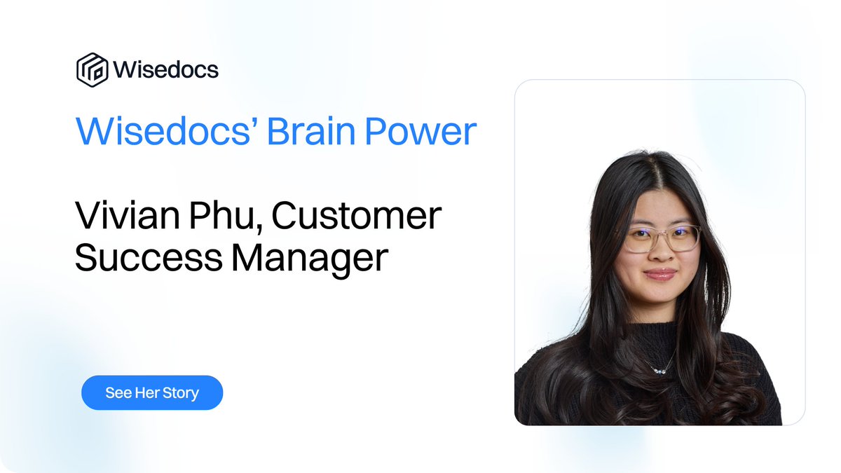 Wisedocsai's tweet image. “My biggest advice is that a dream job isn’t found, it’s created.”

Meet Vivian Phu, whose path from #Healthcare to #Tech shows how curiosity and care shape the work we do at #Wisedocs.

📖 See her story
hubs.ly/Q03T_wrx0