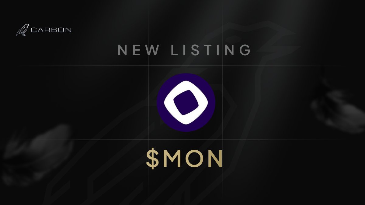 New Listing Announcement: <a href="/monad/">Monad (mainnet arc)</a> 

Users can now long &amp; short $MON with up to 20x leverage &amp; the deepest liquidity.

👉Trade now: app.carbon.inc/trade/MONUSDT