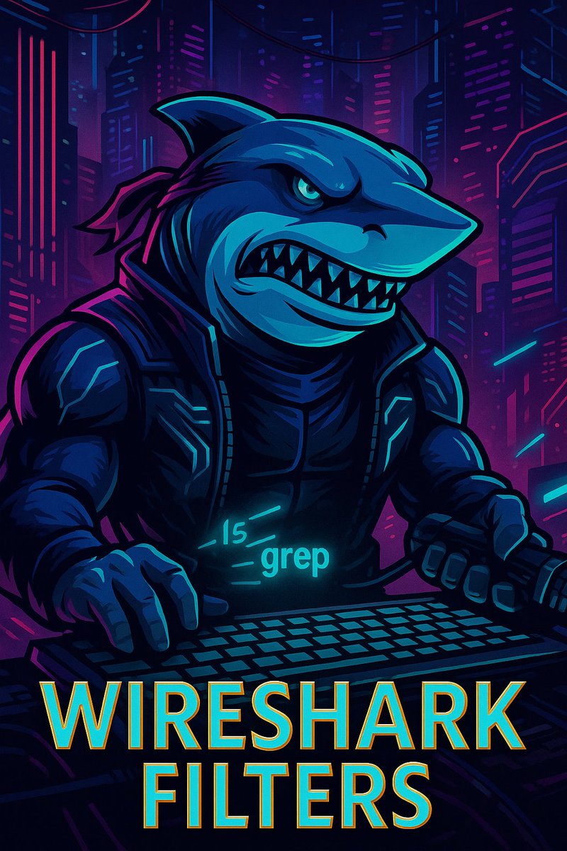 Anastasis_King's tweet image. 🦈 Wireshark Filters

Wireshark filters help security teams and analysts quickly isolate important network traffic, identify anomalies, and troubleshoot issues with precision. 

🔖 #infosec #cybersecurity #networkanalysis #wireshark #blueteam #securitytools