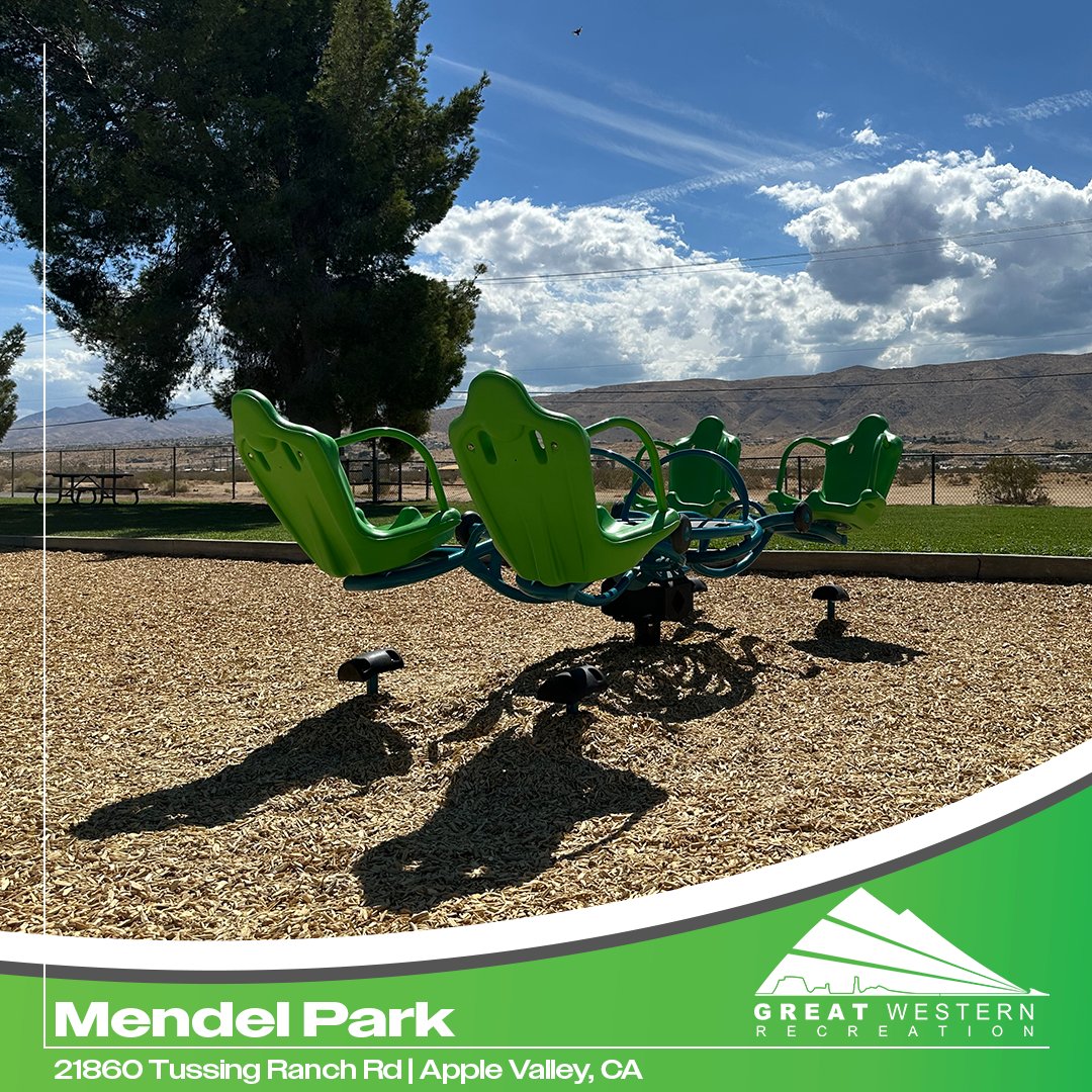 GreatWesternRec's tweet image. 🐋 From Wally Whale to the RoxAll See-Saw, Mendel Park’s new playground in Apple Valley, CA, is packed with adventure!
Discover what we can help you build: play.gwpark.com/4nZhwDy

#InclusivePlay #GreatWesternRecreation #CommunityFun
