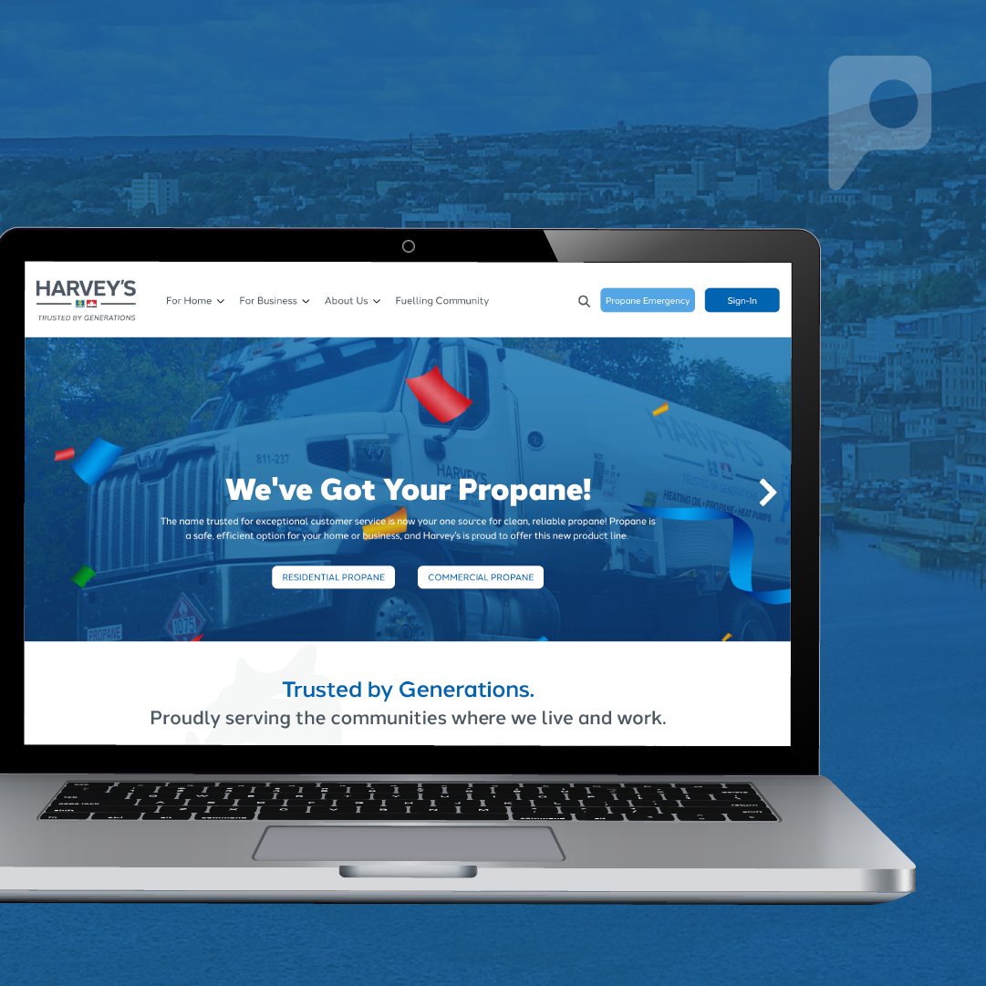 PrimeisCreative's tweet image. Harvey's is a name that's Trusted by Generations, but they ain't old school. 😉Combining their residential and commercial services under one bold, familiar name, we sharpened their look with a new logo and built a dynamic, user-focused website! harveysoil.ca