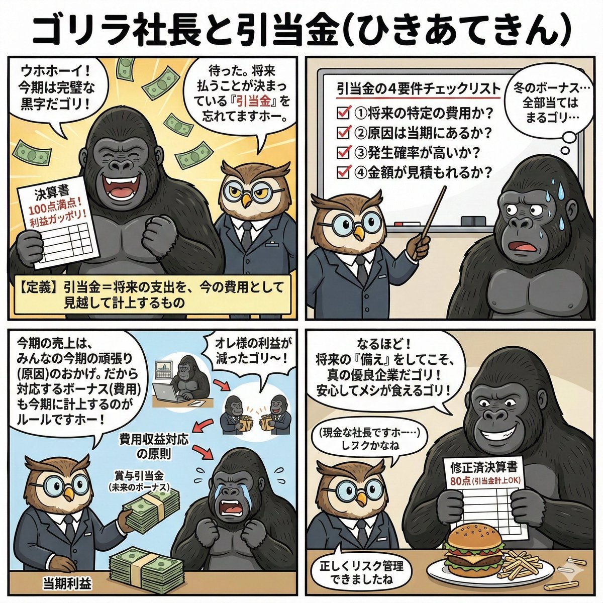 yokobdx's tweet image. 引当金について描きました
gemini3.0が