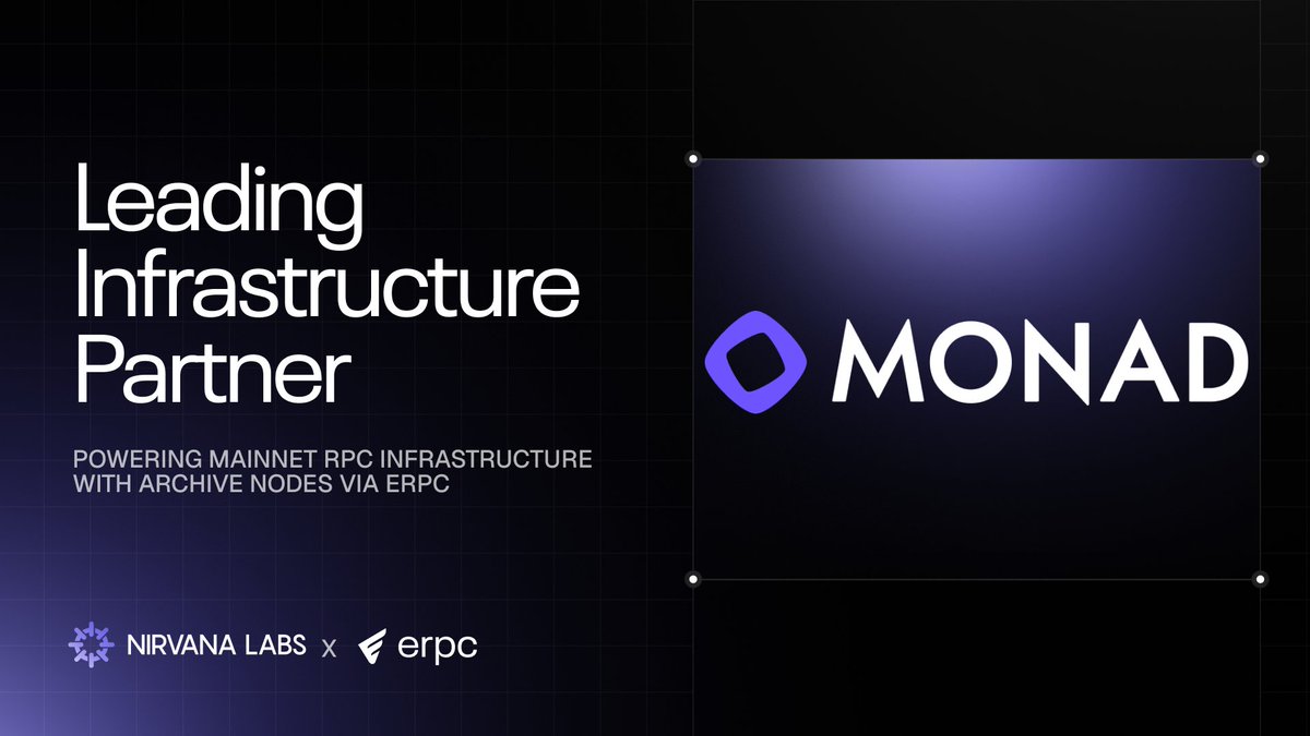 Proud to support <a href="/monad/">Monad (mainnet arc)</a> mainnet launch as a leading infrastructure partner via <a href="/ERPC/">eRPC</a>, powering the ecosystem with dedicated RPC nodes from day one.

🧵👇 1/

#Monad #RPCNodes #Web3Infra #Web3Cloud