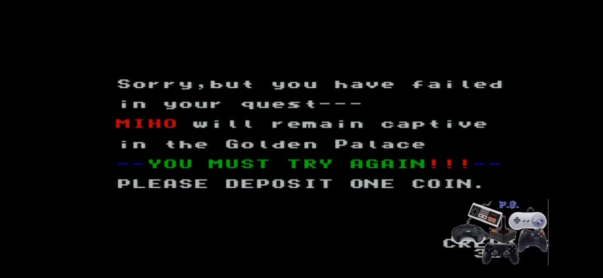 man_owata's tweet image. #レトロゲーム

レトロゲームの英語字幕、ペナルティやバッドエンドを告げる物はどことなく怖い

ちなみに知名度は

1枚目:かなりマイナー
2枚目:それなりに有名
3枚目:有名
4枚目:ちょっとマイナー

全部知ってるかな？